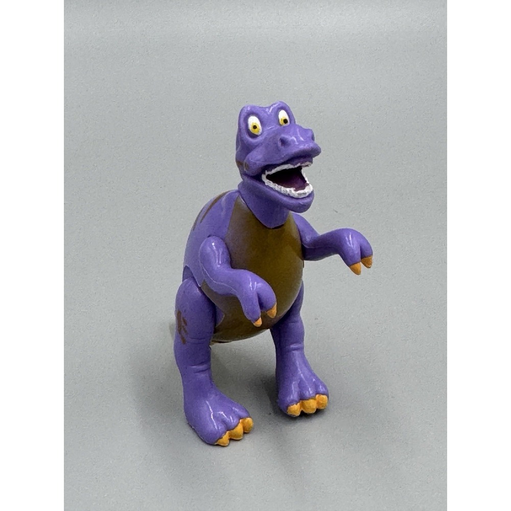 Downtown Disney Cafe T-Rex Purple Dinosaur Toy Figure 3 Inch Tall